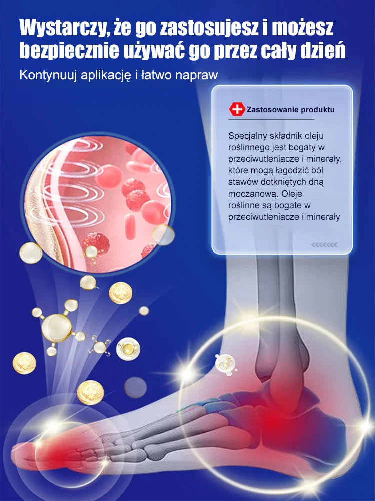 Medicinski gel za zglobove za giht. Ne trpite napade gihta! Ovaj gel se brzo upija, djeluje za 10 minuta i ublažava oteklinu i bol!