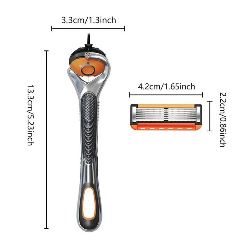🧔🏻‍♂️🪒24-dijelni set za muške britvice + besplatna drška