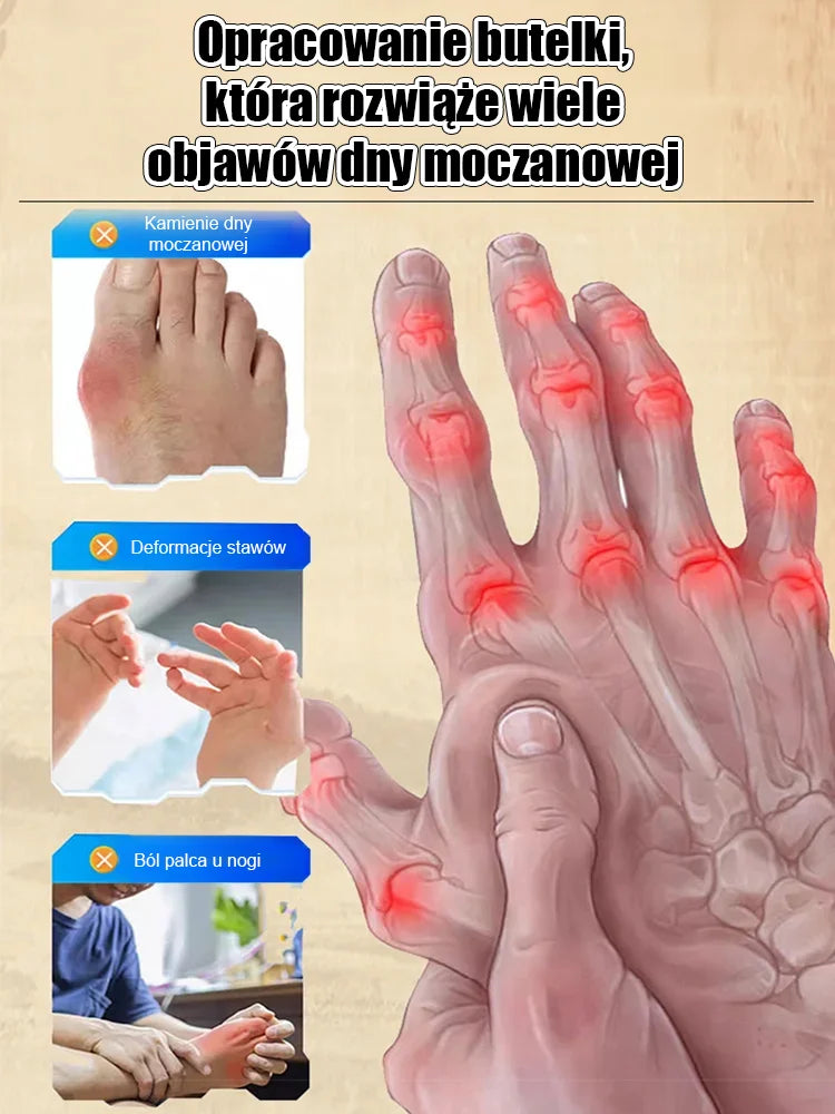 Medicinski gel za zglobove za giht. Ne trpite napade gihta! Ovaj gel se brzo upija, djeluje za 10 minuta i ublažava oteklinu i bol!