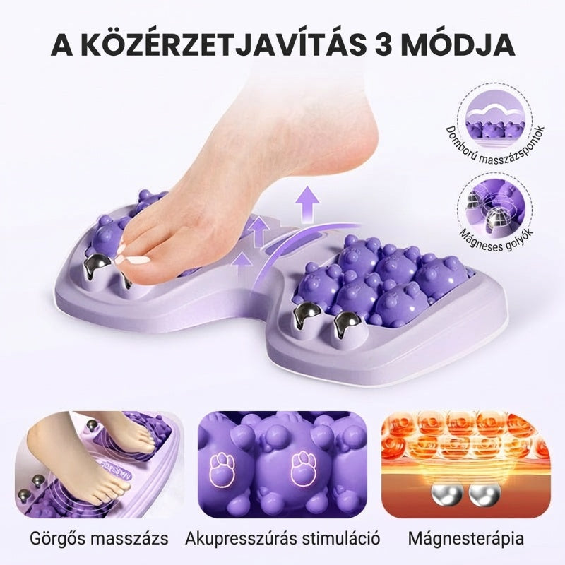🦶 Prijenosni dvostruki masažer za stopala – opuštanje bilo gdje, bilo kada🎁