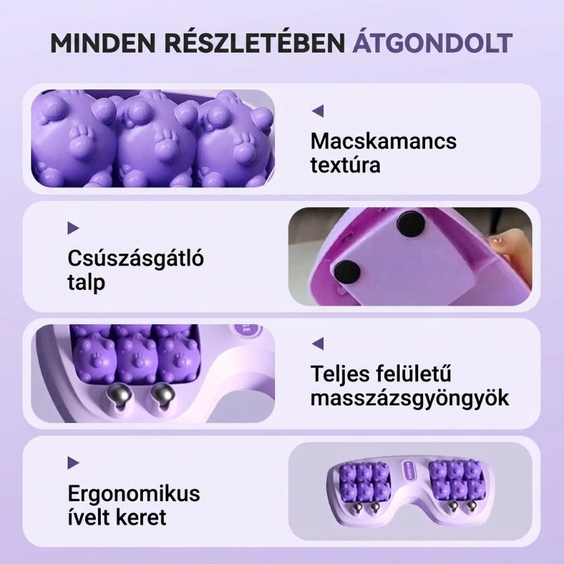 🦶 Prijenosni dvostruki masažer za stopala – opuštanje bilo gdje, bilo kada🎁