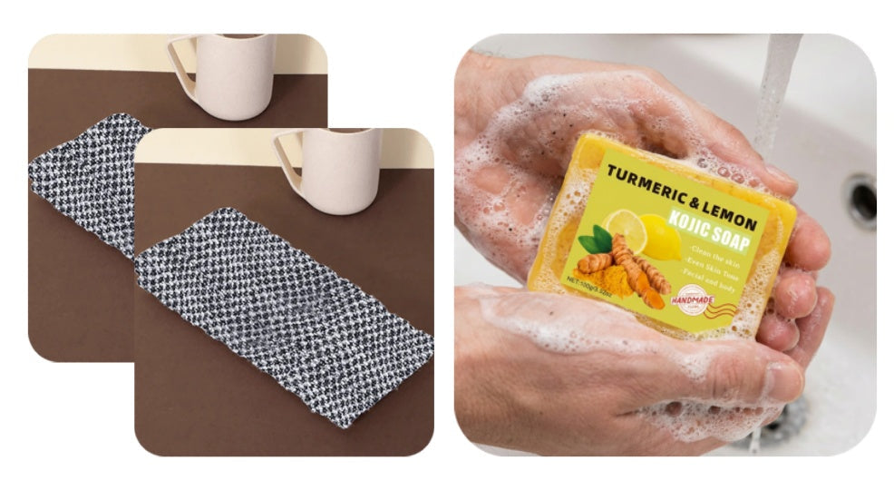 🧼💦1+1 INGYEN: Antibakteriális hámlasztó fürdőlepedő 🚿
