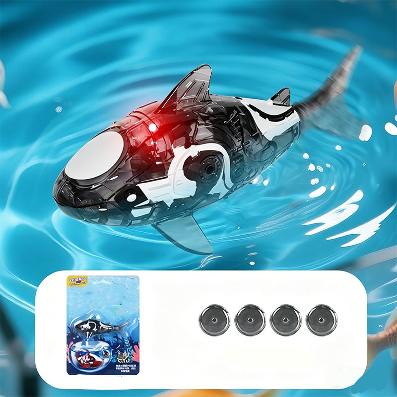 🦈 LED igračka za kupanje u obliku morskog psa s realističnim repom