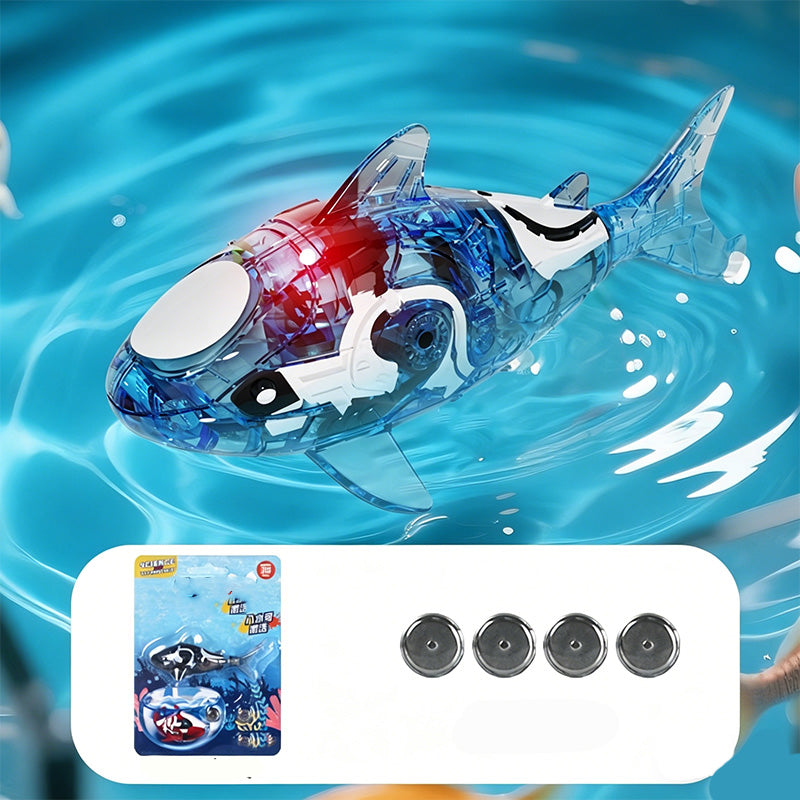 🦈 LED igračka za kupanje u obliku morskog psa s realističnim repom