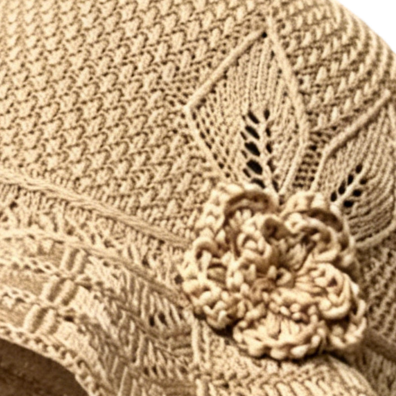 💐🧶Ženski ribarski šešir s cvjetnim uzorkom – heklani, lagani, zaštita od sunca
