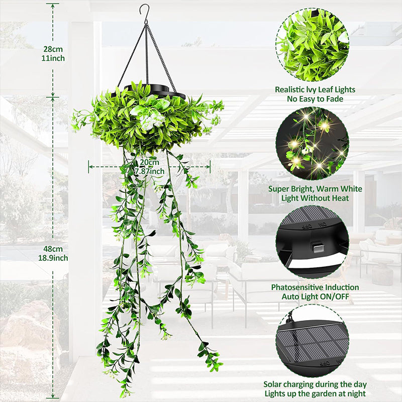 ☘️Solarna, viseća milanska lampa od trave✨COD📦️
